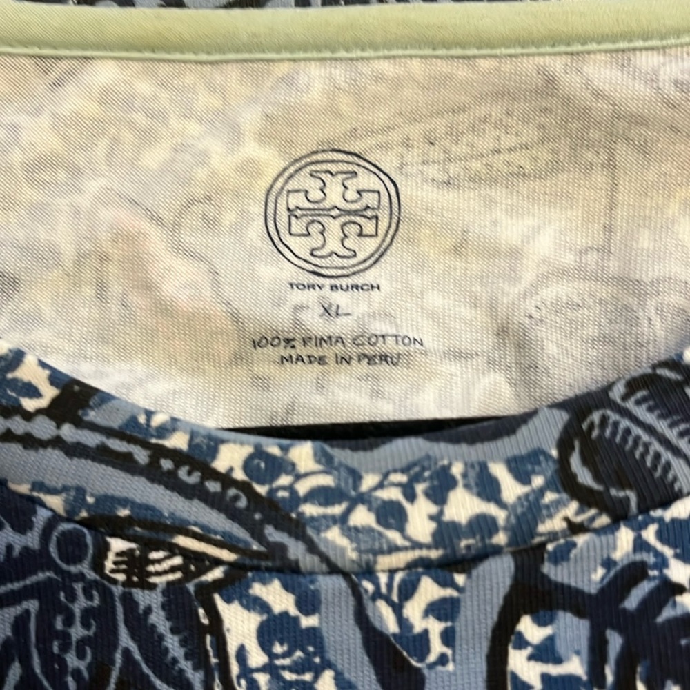 Tory Burch Pima Cotton Dress Size XL - Picture 4 of 4